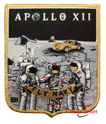 Bild von Apollo 12 Commemorative Spirit Fly Navy Abzeichen Patch large gestickt