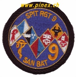 Bild von Spital Regiment 9 San Bat 9 schwarz