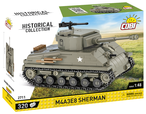 Picture of COBI 2711 Sherman M4 A3E8  Panzer US Army WWII Historical Collection Baustein Set