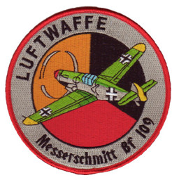 Bild von Messerschmitt Bf 109 Deutsche Luftwaffe Abzeichen