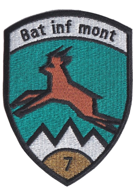 Image de Bat inf mont 7 gold Badge ohne Klett