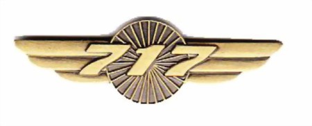 Picture of Boeing 717 Pilot Wings Pin