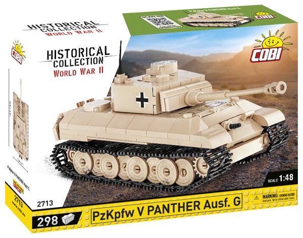 Picture of Cobi Panzer V Panther Ausf. G Baustein Set COBI 2713 Historical Collection 