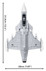 Immagine di COBI Saab JAS 39 Gripen C Kampfflugzeug Bausatz Armed Forces 5828