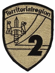 Bild von Territorialregion 2 Badge mit Klett