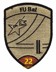Bild von FU Bat 22 braun mit Klett Armee 21 Abzeichen