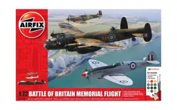 Bild von Battle of Britain Memorial Flight Komplettset mit 3 Flugzeugen Plastik-Modellbausatz 1:72 Airfix