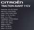 Image de CITROEN TRACTION AVANT 11C COBI Cars Baustein Set 24337