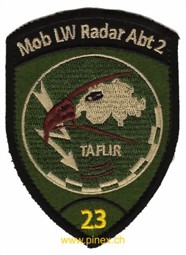 Image de Mob LW Radar Abt 2 - 23 grün, Zahl 23 in gelb, mit Klett