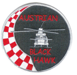 Bild von Black Hawk der Luftstreitkräfte Österreich Abzeichen Patch