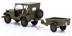 Immagine di Willys M38A1 Armee-Jeep 1:87 mit Aebi Gelpw Anh 68 Kunststoff Fertigmodell ACE Collectors