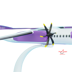 Bild von Bombardier Q400 Farbschema 2022, G-JECX 1:100 Snap Fit Modell von Aeroclix