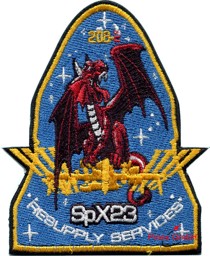 Bild von SpaceX 23 CRS Commercial Resupply Services NASA Abzeichen Patch
