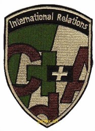 Bild von International Relations Armeeabzeichen mit Klett