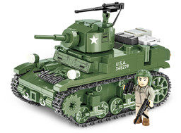 Bild von Cobi M3 A1 Stuart Panzer US Army Baustein Set Company of Heroes WWII 3048