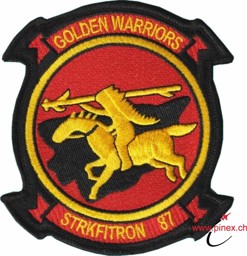 Bild von VFA-87 Golden Warriors  US Navy Strike Fighter Squadron Abzeichen Badge Patch 