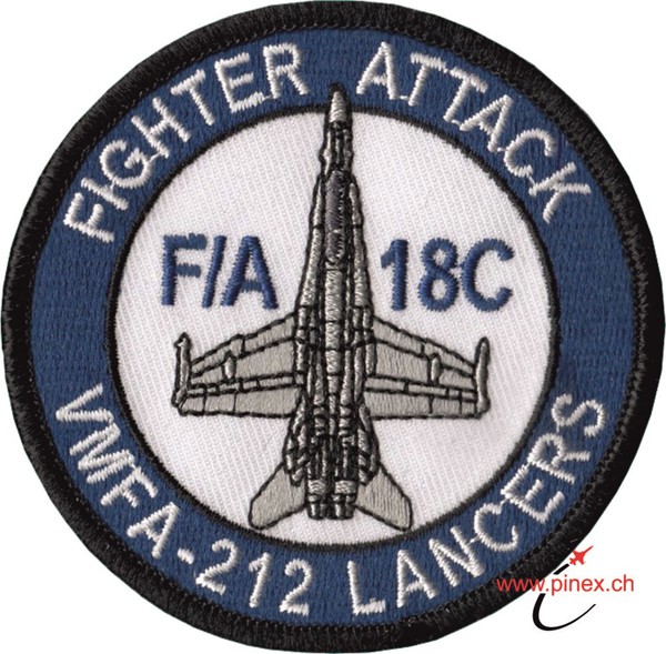 Bild von VMFA-212 Lancers F/A-18C Schulterabzeichen Patch offiziell