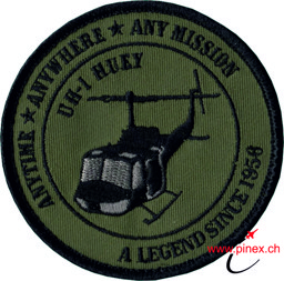 Bild von Bell UH-1 Huey Legend Helikopter Abzeichen Badge Patch