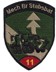 Bild von Mech Br Stabsbat 11 rot Badge mit Klett 