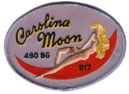 Bild von B-17 Flying Fortress Carolina Moon  Abzeichen Aufnäher