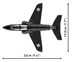 Bild von BAe Hawk T1 RAF Jet Baustein Modell Set Armed Forces Cobi 5845