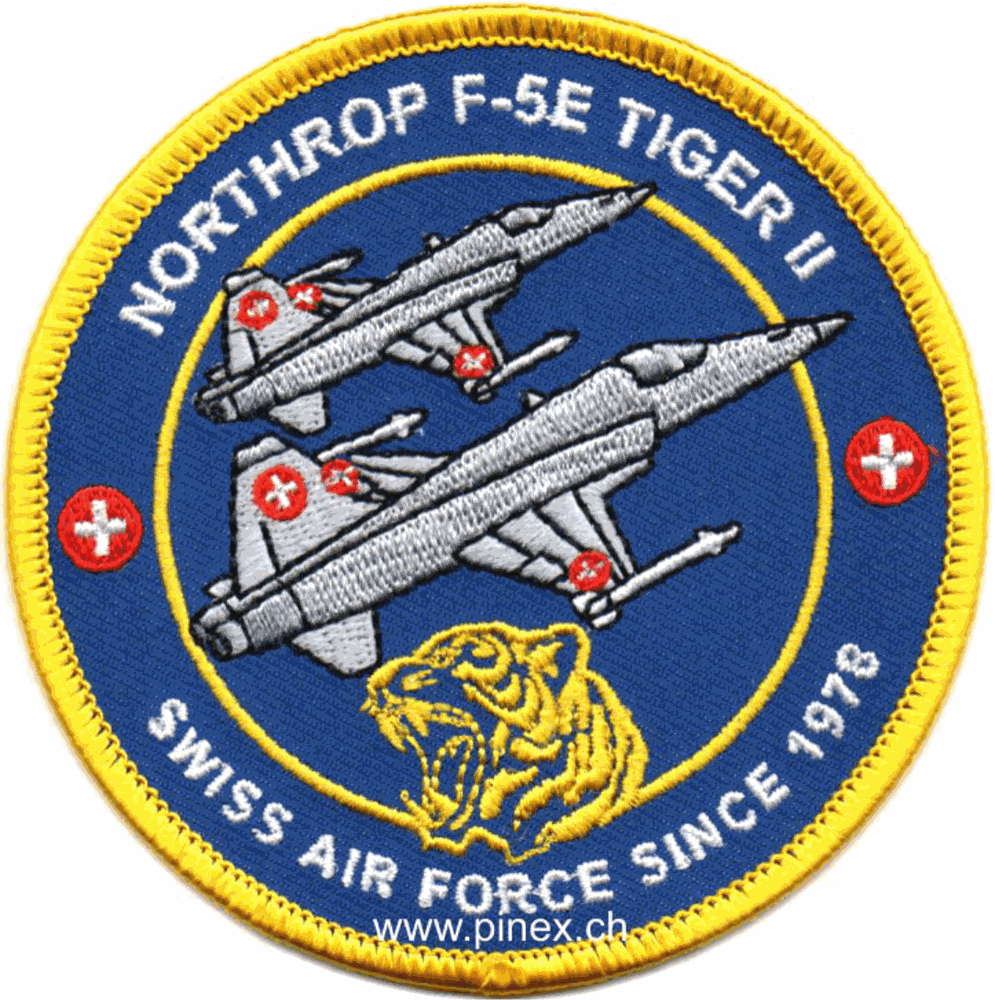 Images de la catégorie Tiger F-5E insigne brodé