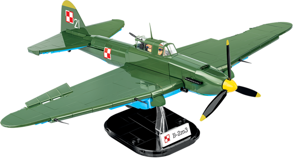 Bild von Ilyushin IL-2M3 Shturmovik Polnische Luftwaffe WWII Baustein Set 5744 