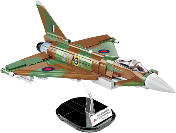 Image de Eurofighter Typhoon FGR4 RAF Kampfflugzeug Bausatz Armed Forces Cobi 5843