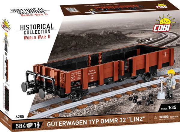 Bild von Güterwagen Typ OMMR 32 "LINZ" Historical Collection Trains WWII Cobi 6285