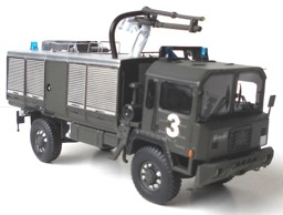 Bild von Saurer 6DM 4x4 Feuerwehr Schweizer Armee Militär Fahrzeug oliv 1:87 H0 Resine Modell