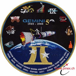 Bild von Gemini Programm Commemorative Back Patch Rückenabzeichen large