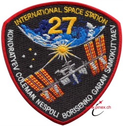 Bild von ISS 27 Expedition Badge Patch Abzeichen