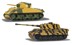 Bild von Sherman VS King Tiger Panzer World of Tanks Die Cast Modell Set Corgi