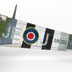 Bild von Supermarine Spitfire Mk.IX RAF Normandy 1944 Die Cast Modell 1:72 Waltersons Forces of Valor