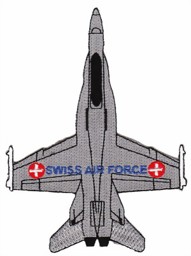 Bild von F/A-18 Hornet Top View Swiss Air Force