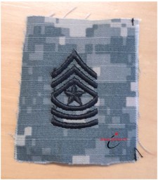 Bild von Sergeant Major Original US Army Stoffabzeichen ohne Klett