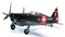 Immagine di Morane Saulnier D-3801 J-177 (JG 1944) Bulldog Schweizer Luftwaffe Metallmodell 1:72