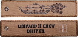 Bild von Leopard II Panzer Crew "DRIVER" Schlüsselanhänger 