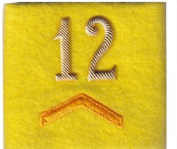 Bild von Korporal Gradabzeichen Schulterpatten Panzertruppe 12. Preis gilt für 1 Stück 