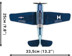 Image de Grumman TBF Avenger Flugzeug Bausatz Historical Collection WWII COBI 5752