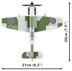 Picture of Supermarine Spitfire MK.XVI Bubbletop Historical Collection WWII Baustein Set COBI 5865
