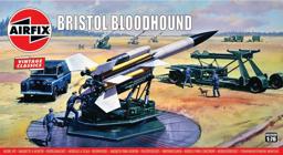 Bild von Bristol Bloodhound Fliegerabwehrstellung Geschütz Modellbausatz 1:76 Airfix Vintage Classics