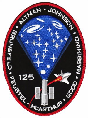 Image de STS 125 Space Shuttle Atlantis Abzeichen