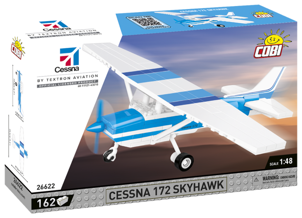 Picture of Cessna 172 Skyhawk Zivilflugzeug Baustein Set COBI 26622