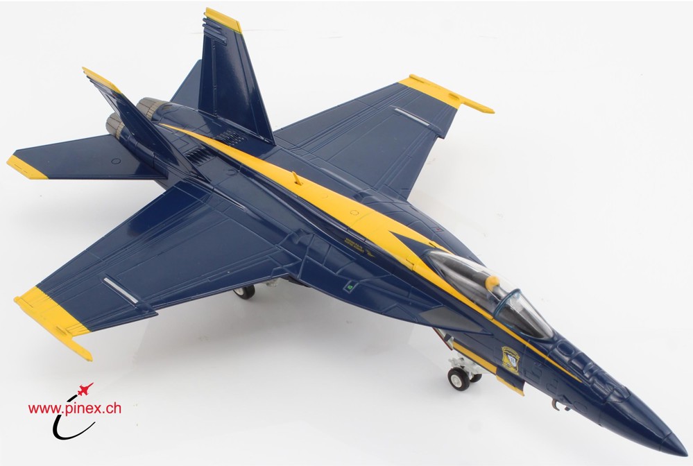 Immagine di F/A-18E Blue Angels 2021, Nummern 1-6 als Decals, Metallmodell 1:72 Hobby Master HA5121b