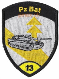 Bild von Pz Bat 13 Panzer Bataillon 13 gelb ohne Klett
