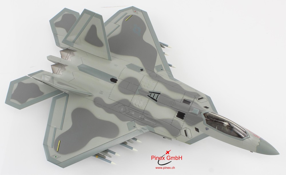 Picture of F-22 Raptor "Spirit of America". Hobby Master Modell im Massstab 1:72, HA2811C VORBESTELLUNG. LIEFERUNG AUGUST