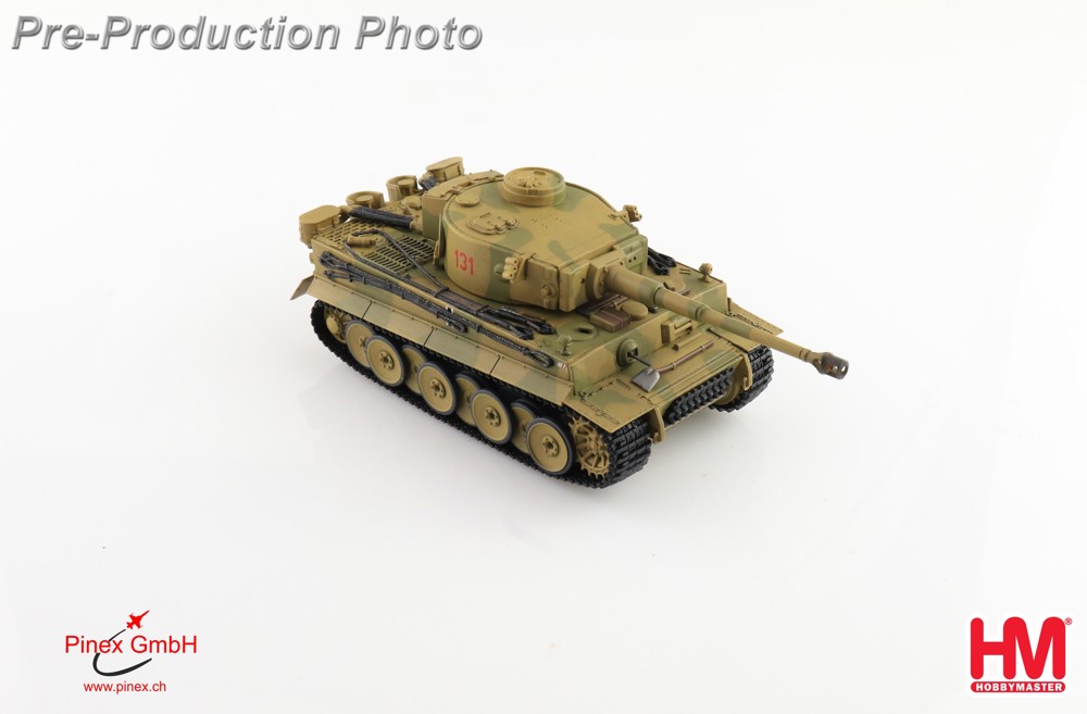 Immagine di Tiger Panzer 1, 1:56, 131 s.Pz. Abt 504 Tunesien April 1943. Metallmodell Hobby Master HG0116