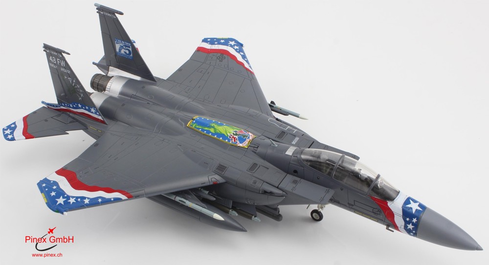 Immagine di F-15E Strike Eagle Liberator, 48th Fighter Wing USAF 2022. Hobby Master Modell im Massstab 1:72, HA4539. VORBESTELLUNG. LIEFERUNG OKTOBER
