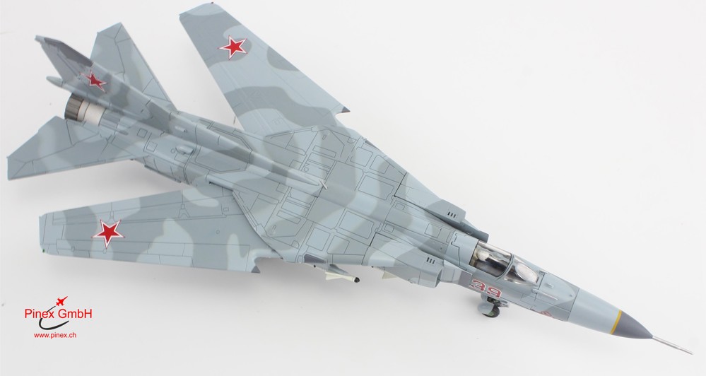 Immagine di MIG-23MS Flogger E, Red 39 Test & Evaluation Squadron US Air Force. Hobby Master Modell im Massstab 1:72, HA5316. VORBESTELLUNG. LIEFERUNG OKTOBER